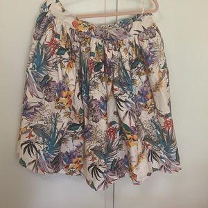 Unique Vintage tropical skirt 3x